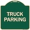 Signmission Truck Truck Parking Heavy-Gauge Aluminum Architectural Sign, 18" x 18", G-1818-22785 A-DES-G-1818-22785 - alternate 1